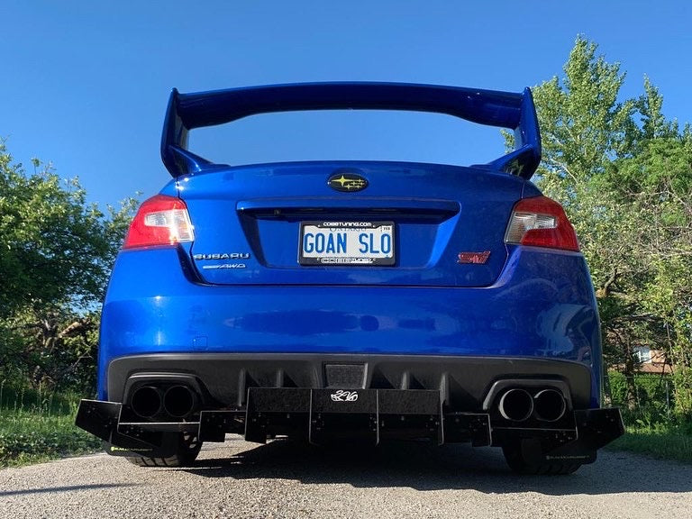 Wrx sti on sale rear diffuser