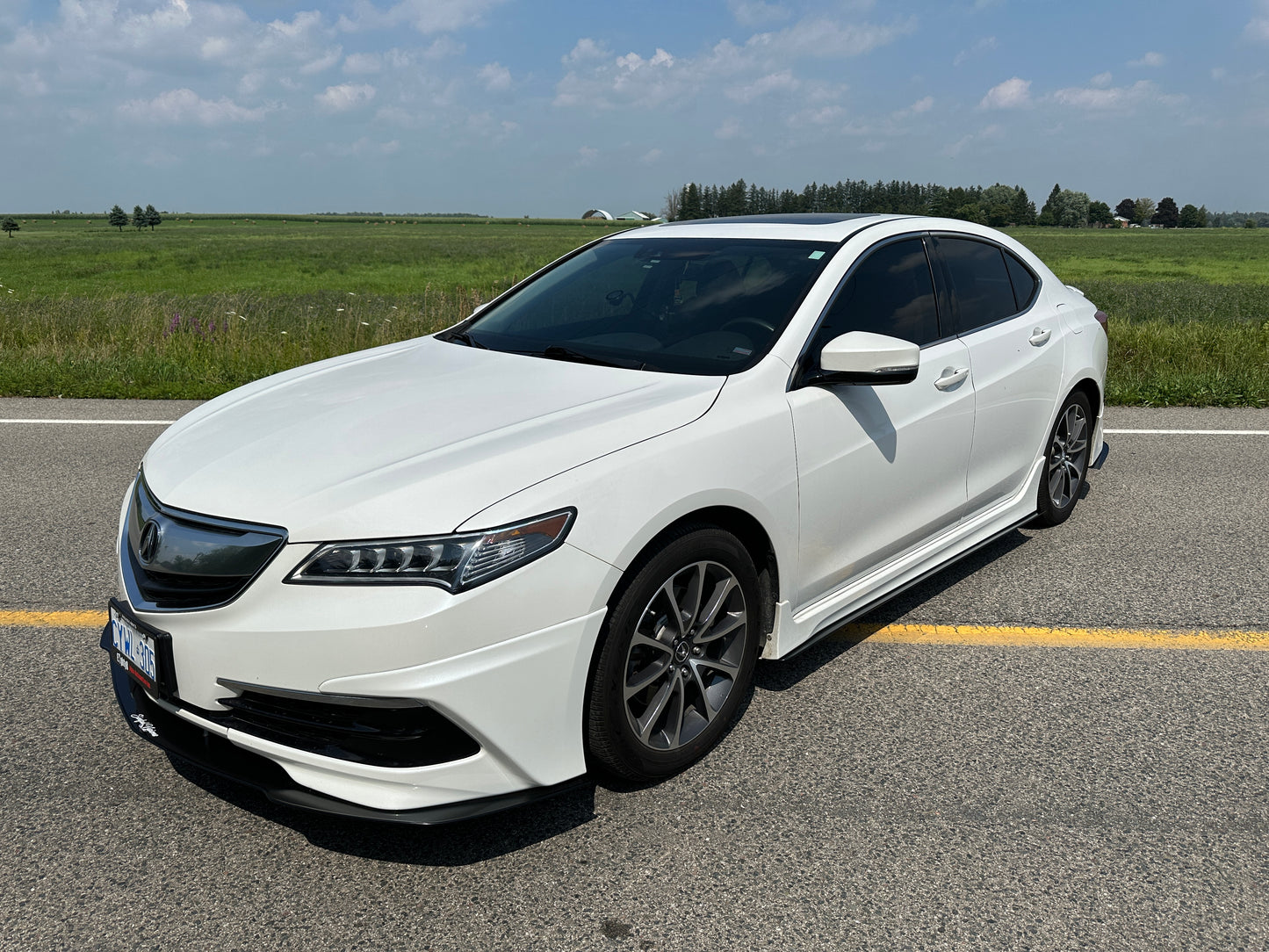 2015-2017 Acura TLX A-spec Side Splitters