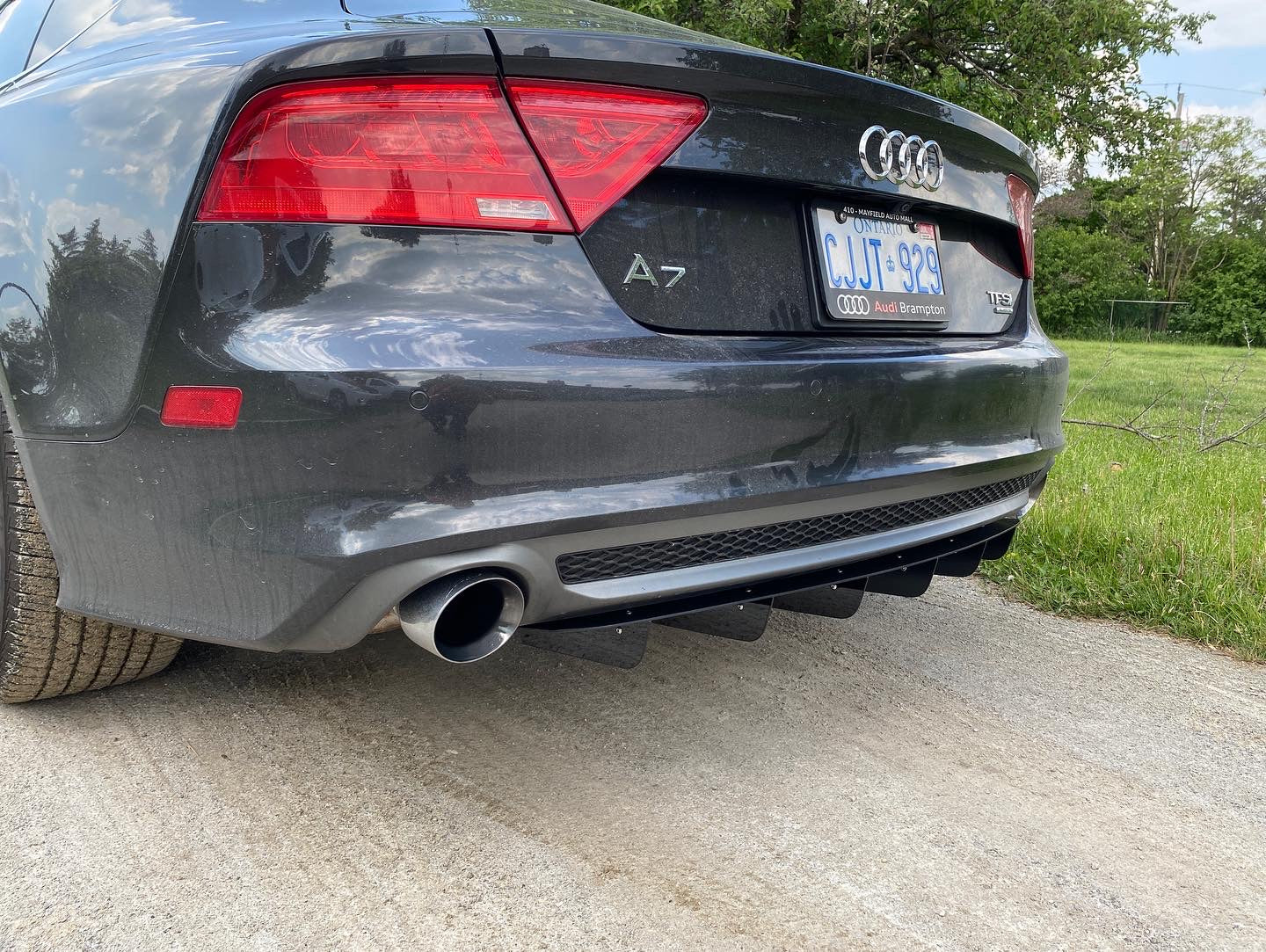 Audi a7 deals rear diffuser