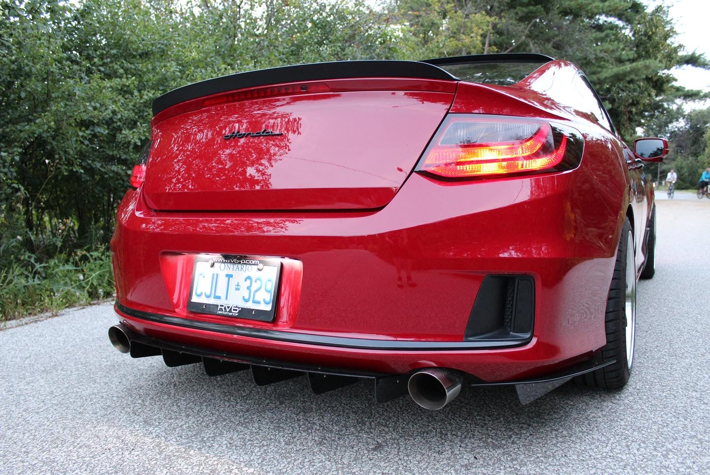 2015-2017 Honda Accord Stage 2 Kit with V1 Rear Diffuser (Tapered Fins)