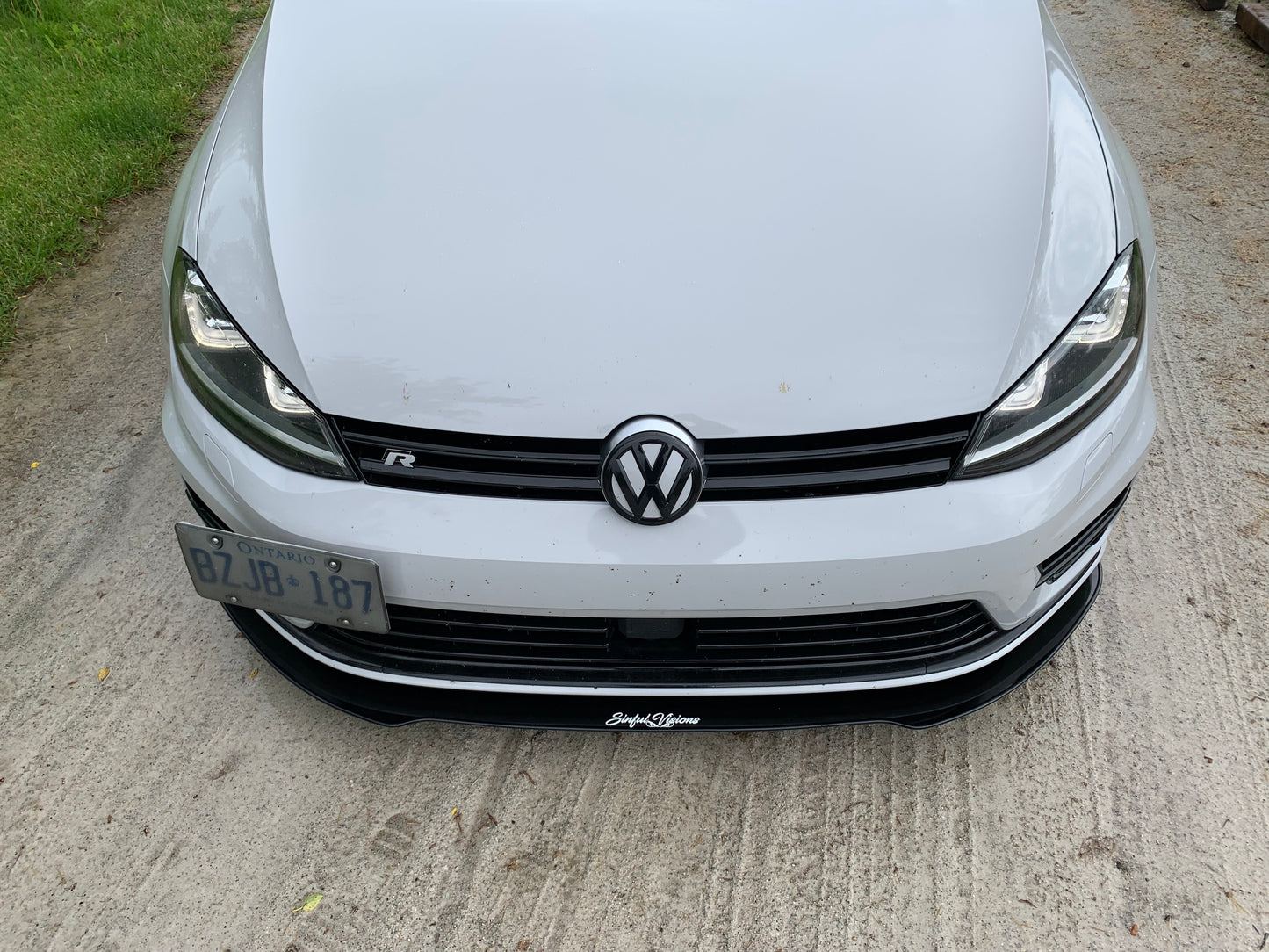 2015-2016 Volkswagen Golf Front Splitter
