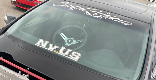 32inch Windshield Banner (Sinful Visions)