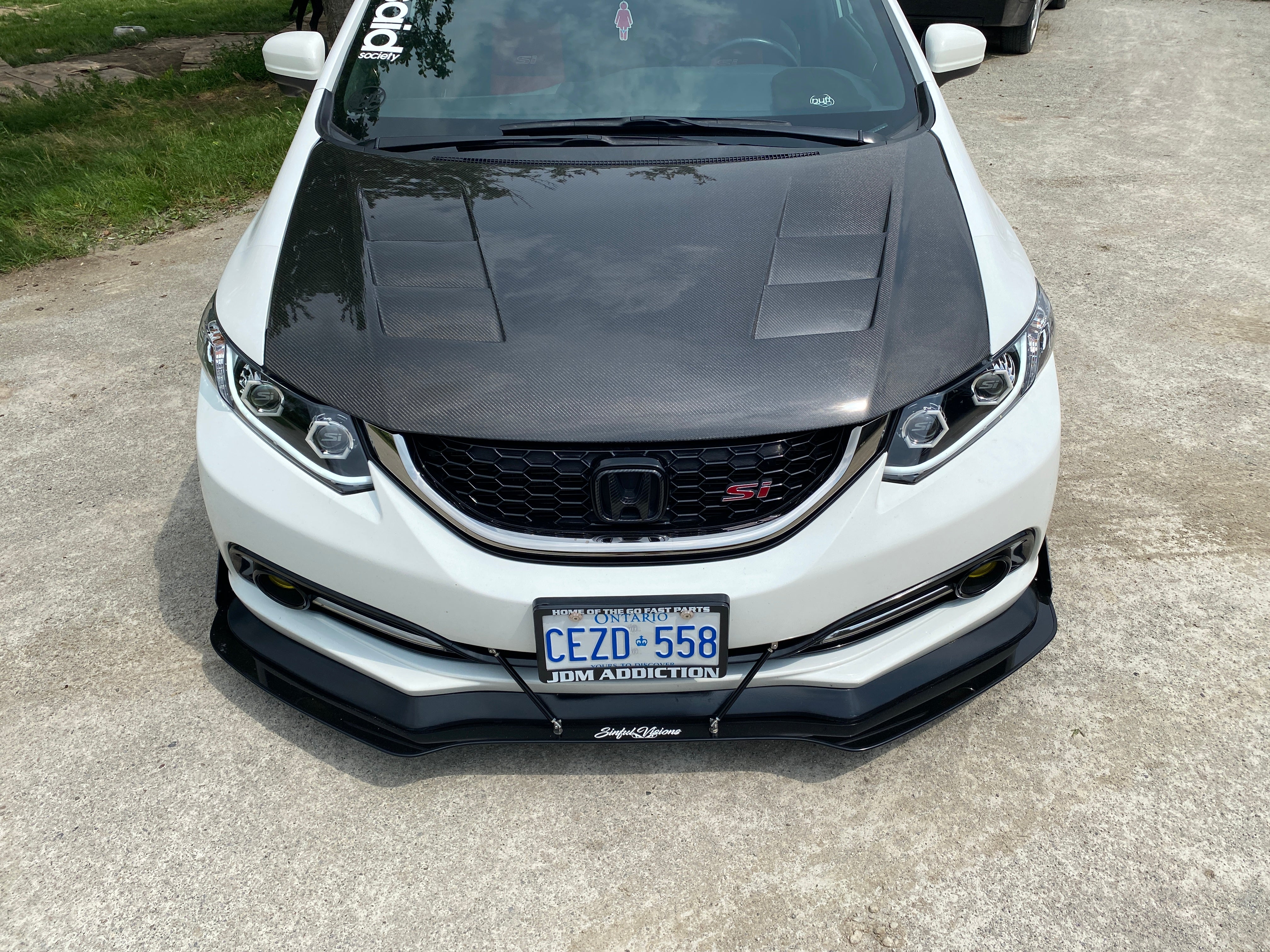 2015 civic clearance si front lip